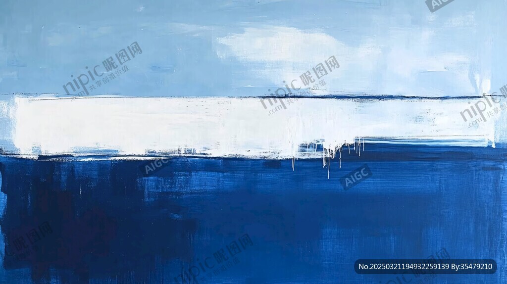 抽象的藍(lán)色海洋