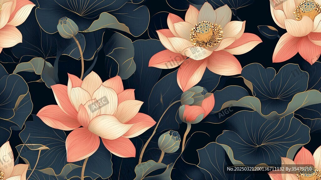 蓮花盛開的藝術