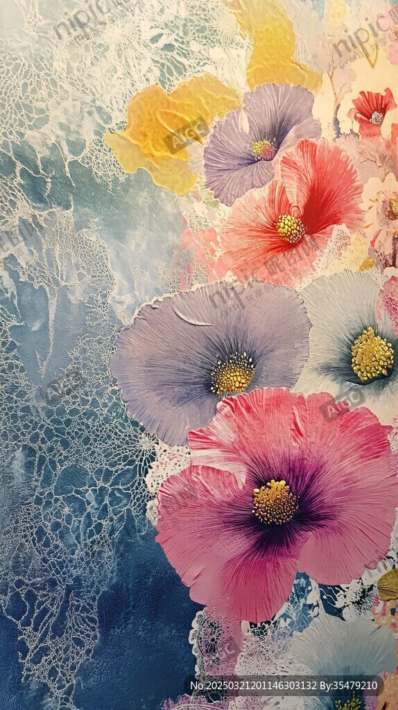 色彩斑斕的花海