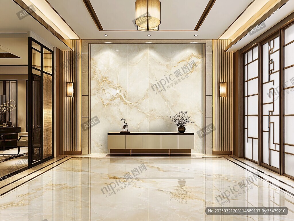 現(xiàn)代奢華大廳設(shè)計(jì)