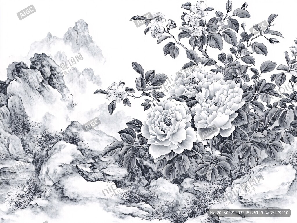 墨香花石