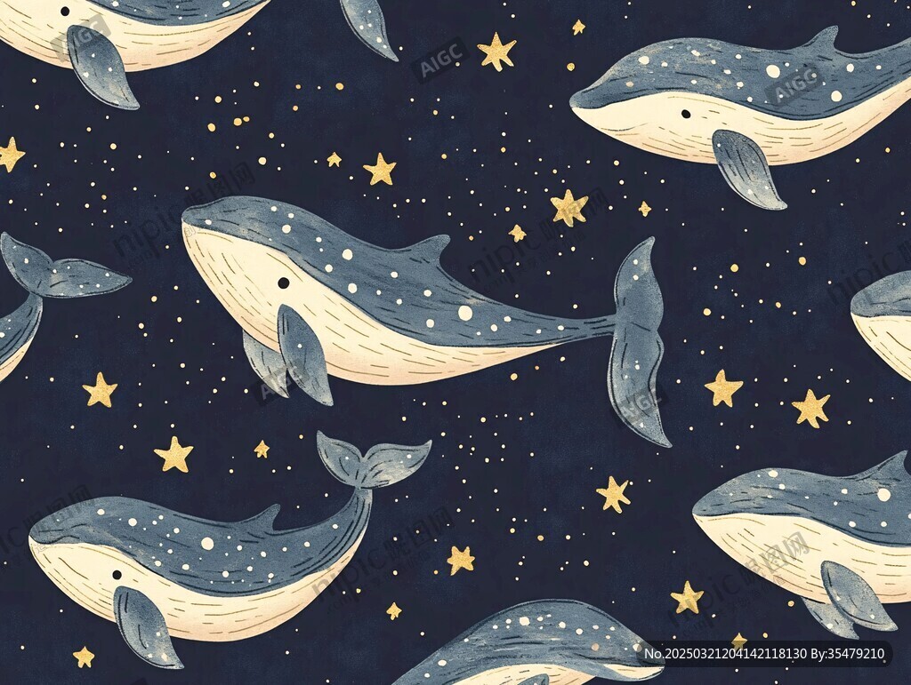 夜幕下的鯨星夢