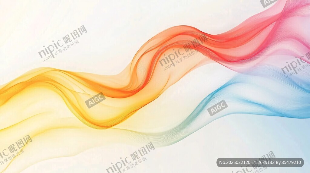 抽象色彩流動