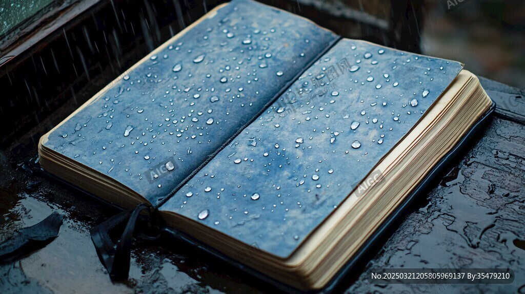 雨中的筆記本