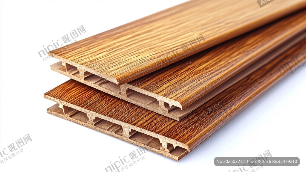 木質(zhì)復(fù)合材料的橫截面