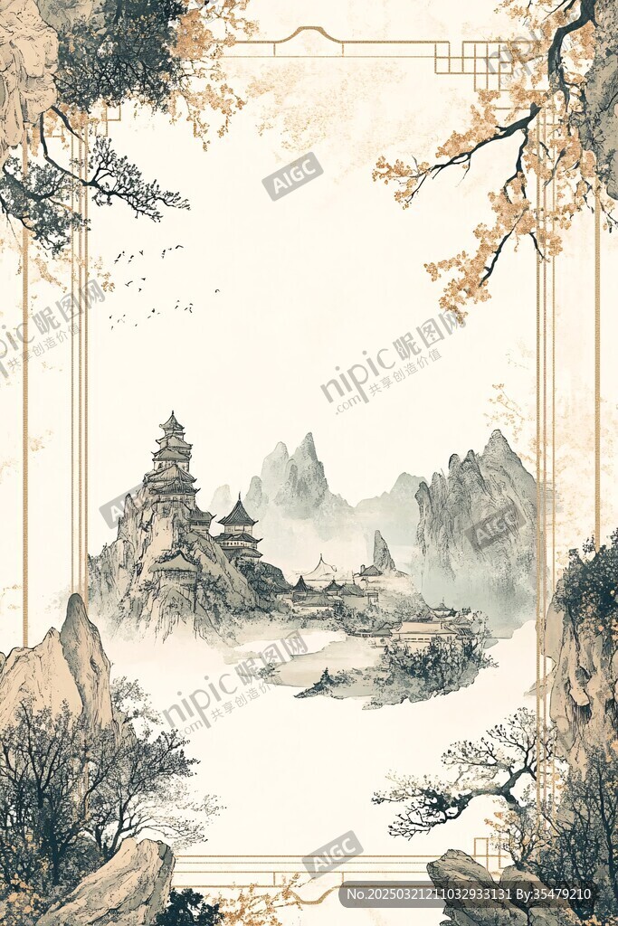 山水畫(huà)風(fēng)景圖