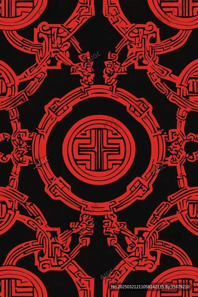 紅色傳統(tǒng)圖案