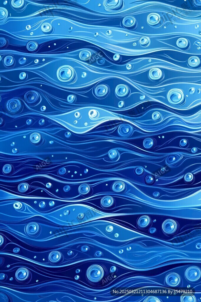抽象的水下世界