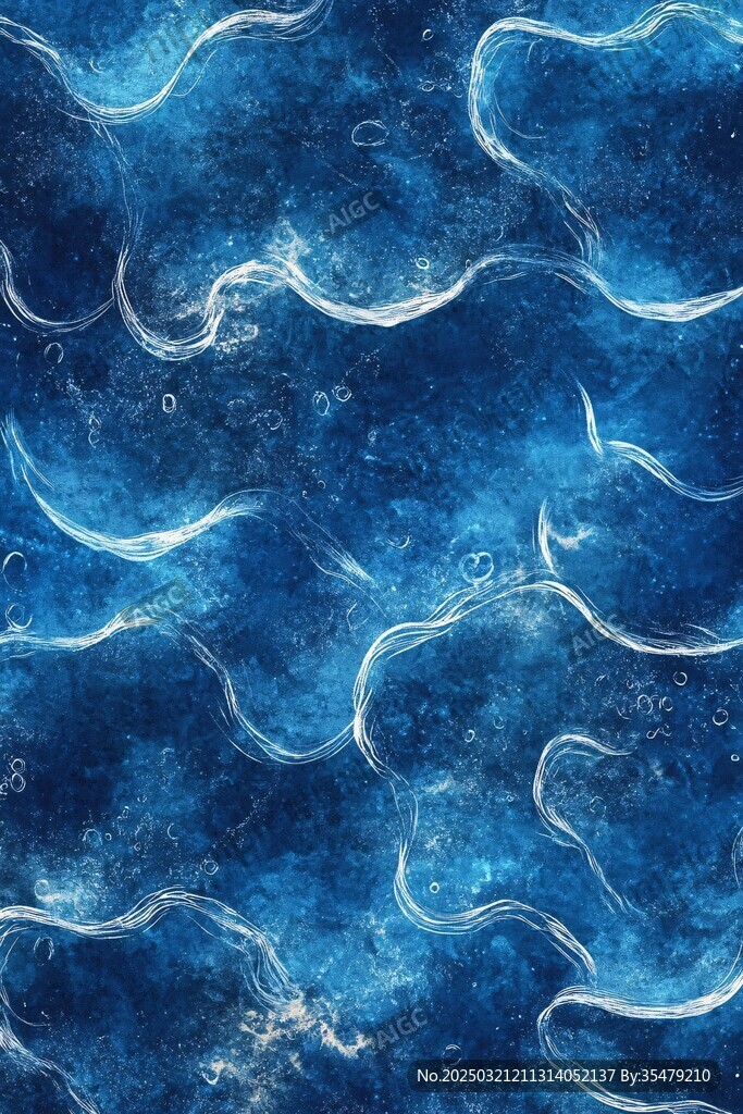 抽象的海洋波浪