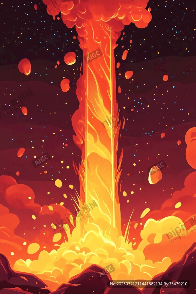 火山之夜