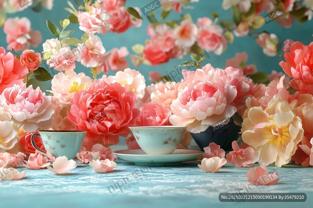 茶香花影