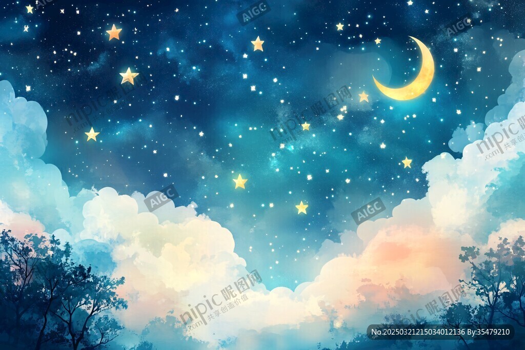 夜幕星空