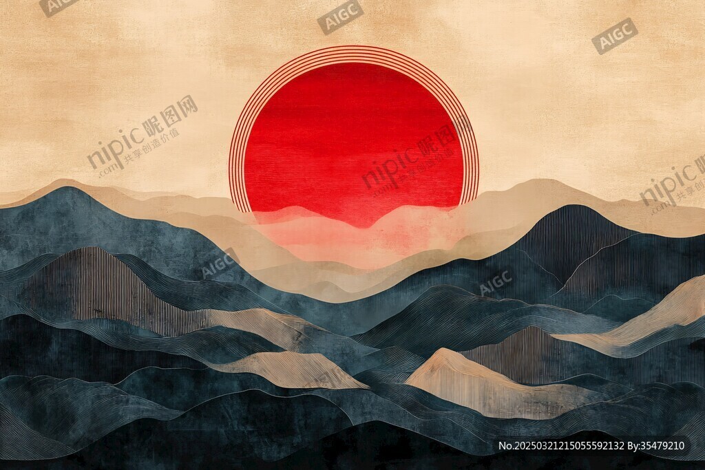 日出山川