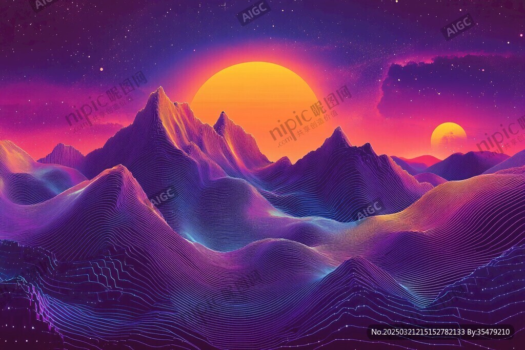 超現實主義數字景觀