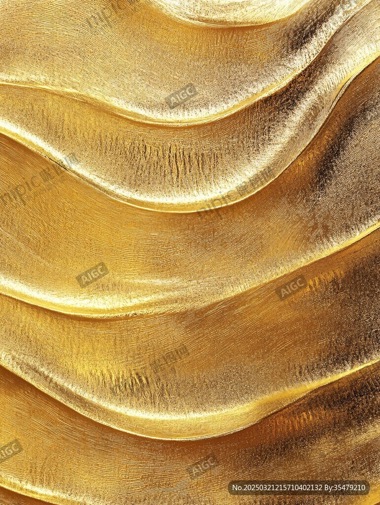 金色漣漪紋理背景