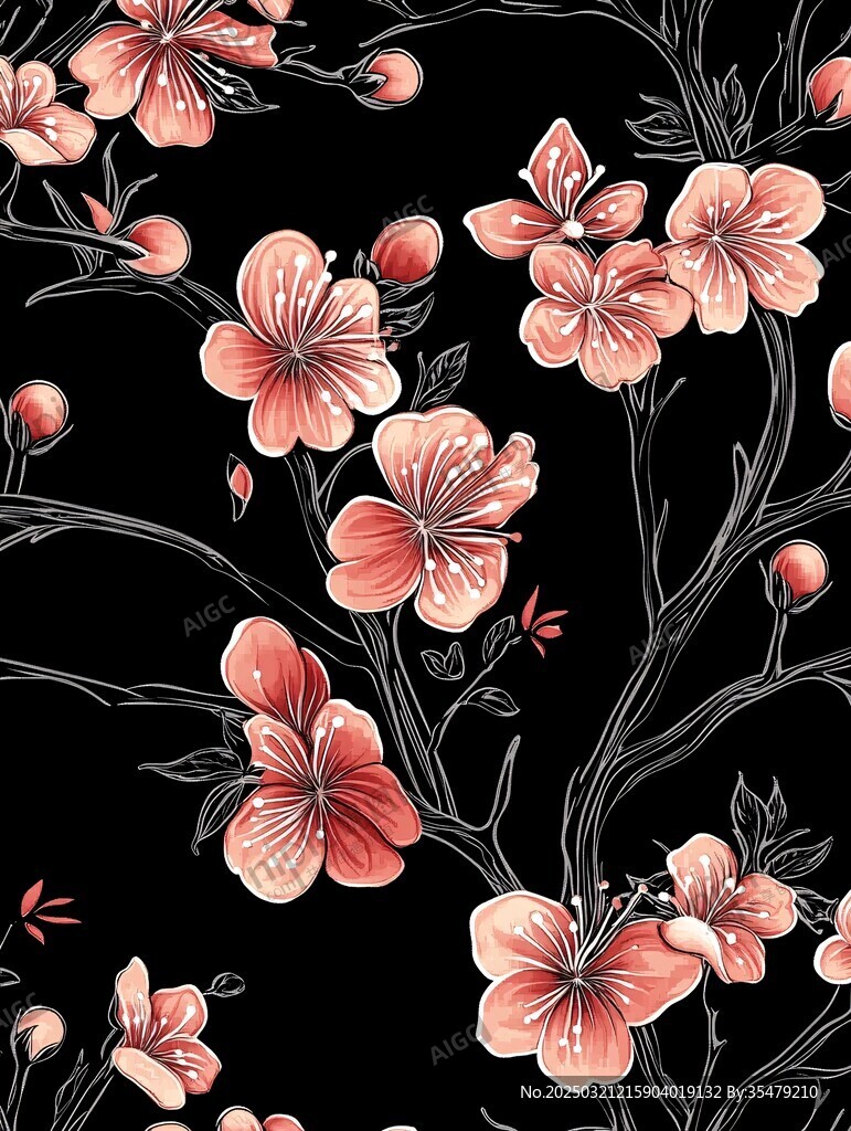 櫻花圖案