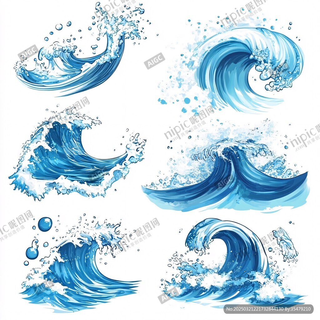 動(dòng)態(tài)海浪藝術(shù)作品