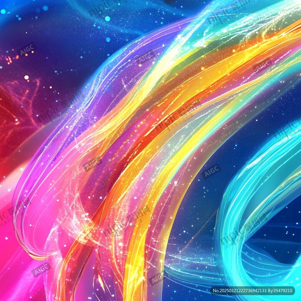 彩虹星云的神秘之旅