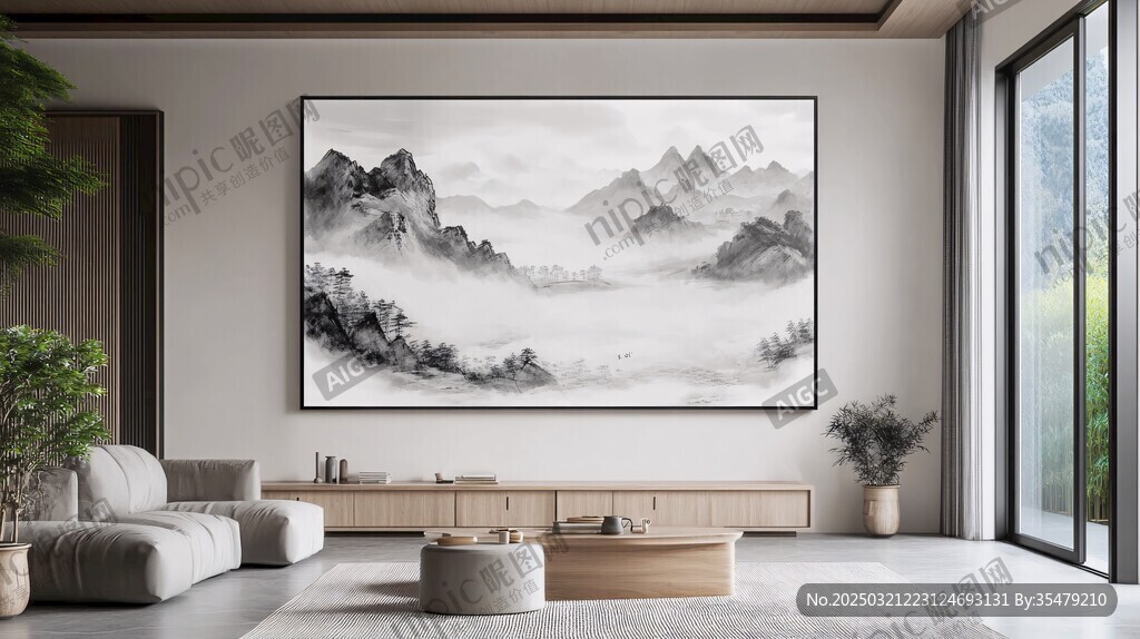 抽象山水畫