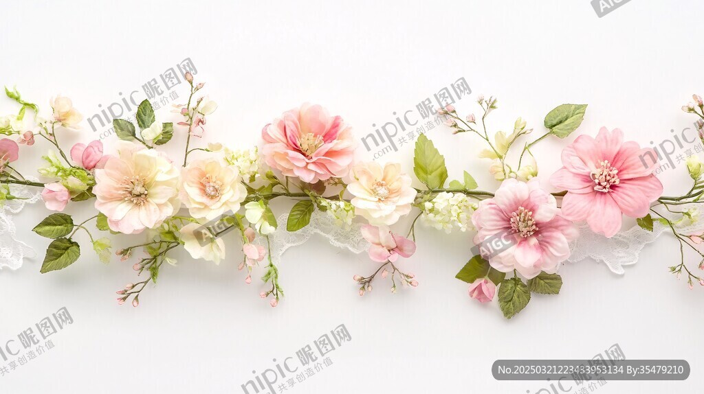 花卉與蕾絲的優(yōu)雅結(jié)合