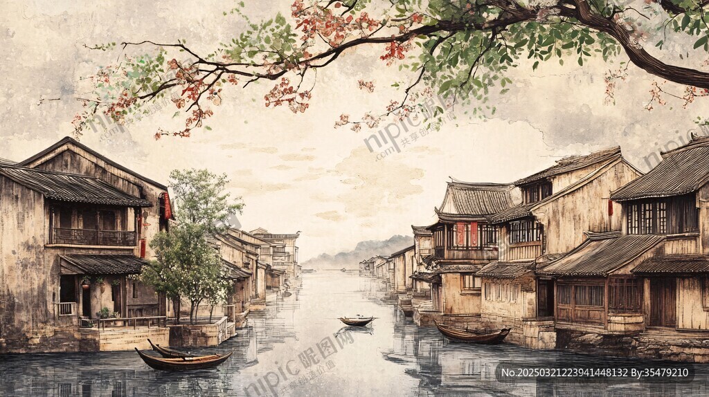 江南水鄉(xiāng)的寧?kù)o時(shí)光