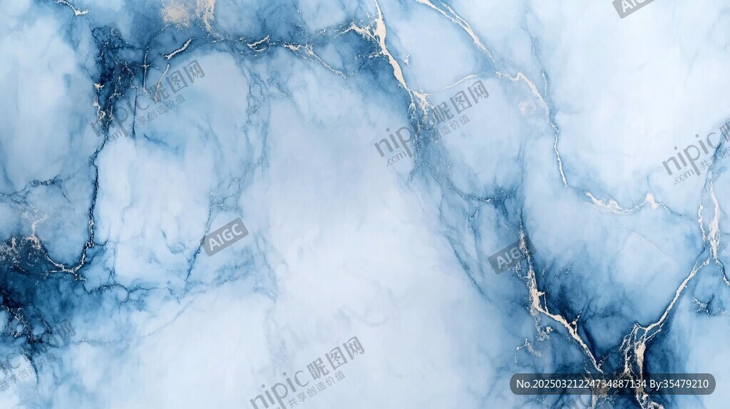 藍色大理石紋理背景