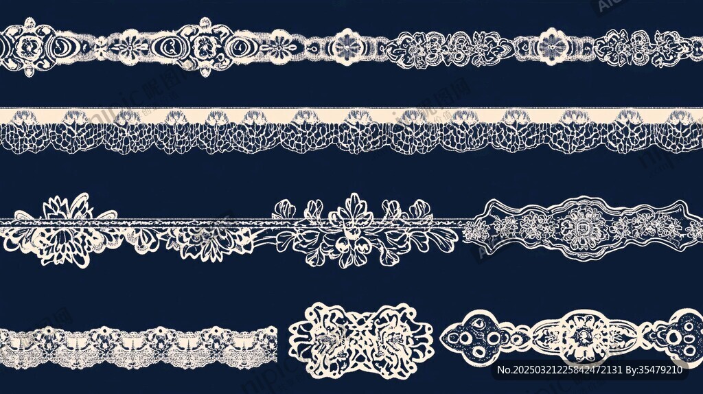 蕾絲花邊設(shè)計(jì)元素