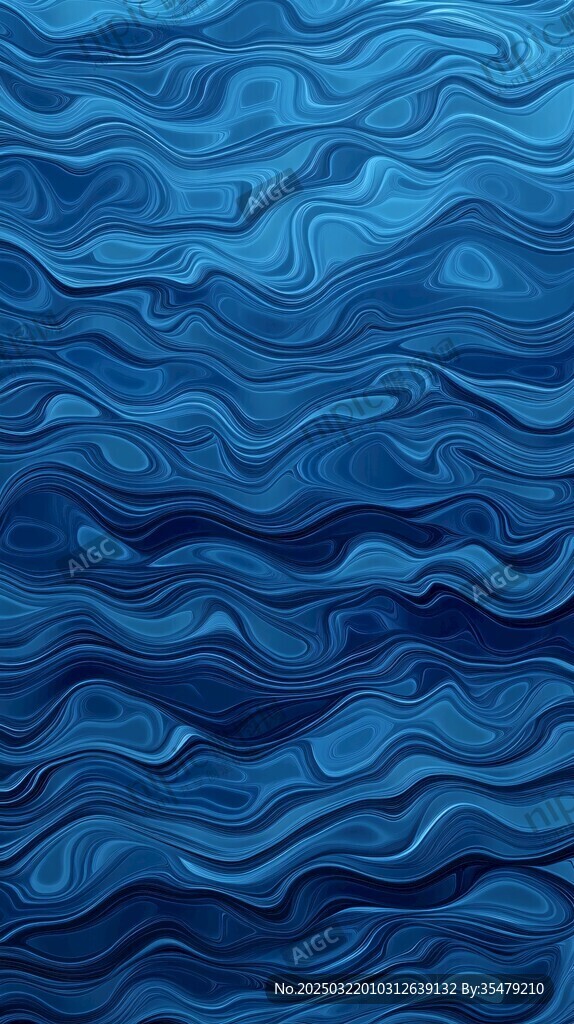 抽象的海洋波浪