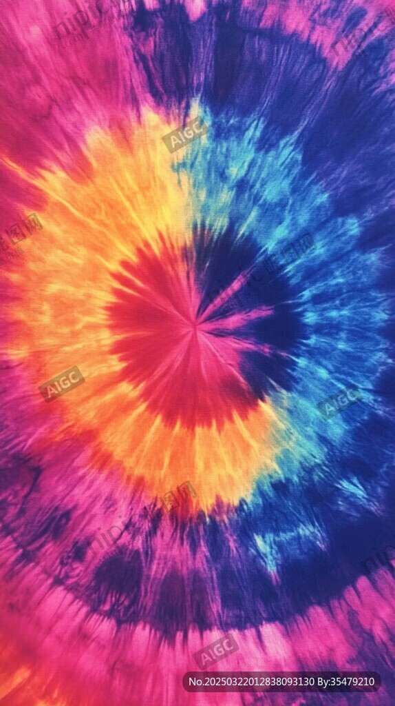 扎染爆炸