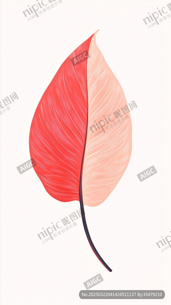 彩色樹(shù)葉藝術(shù)插畫(huà)