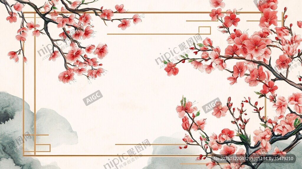桃花朵朵開