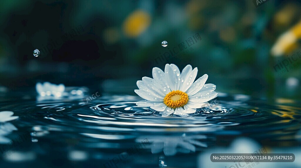水滴石穿 花朵之舞