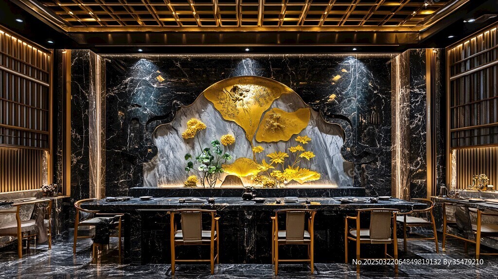 奢華餐廳內飾