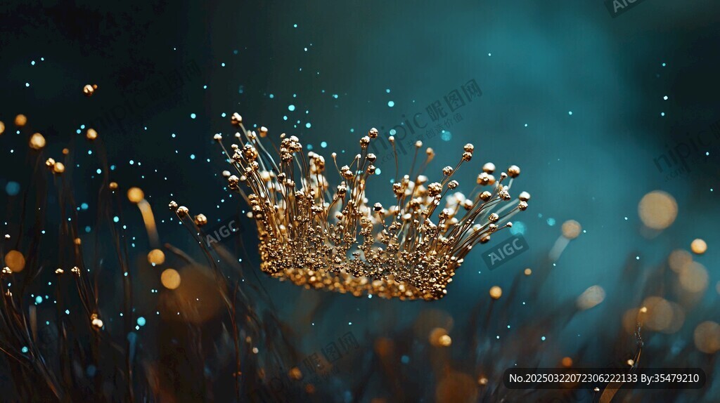 金冠下的神秘光芒