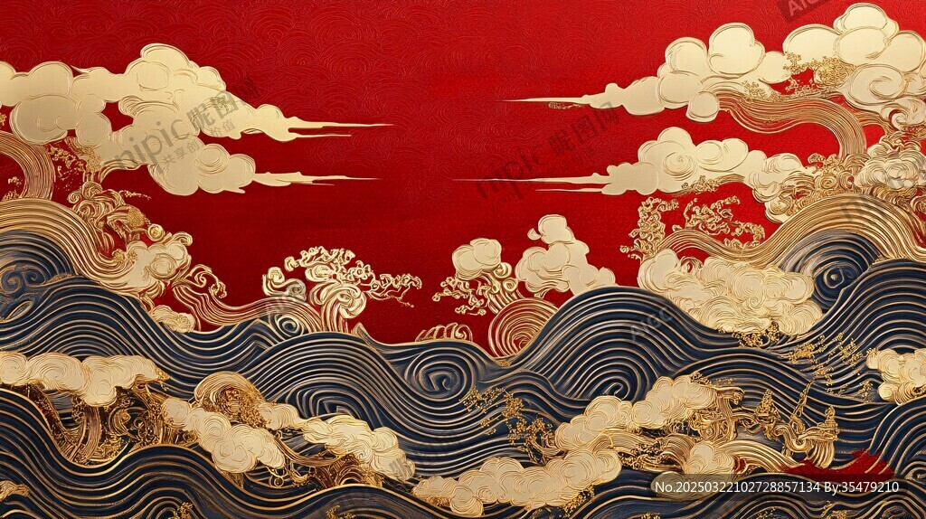 云海紅波
