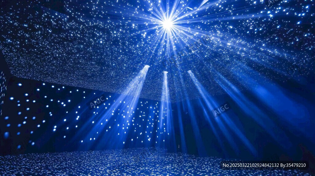 星光璀璨的夜空