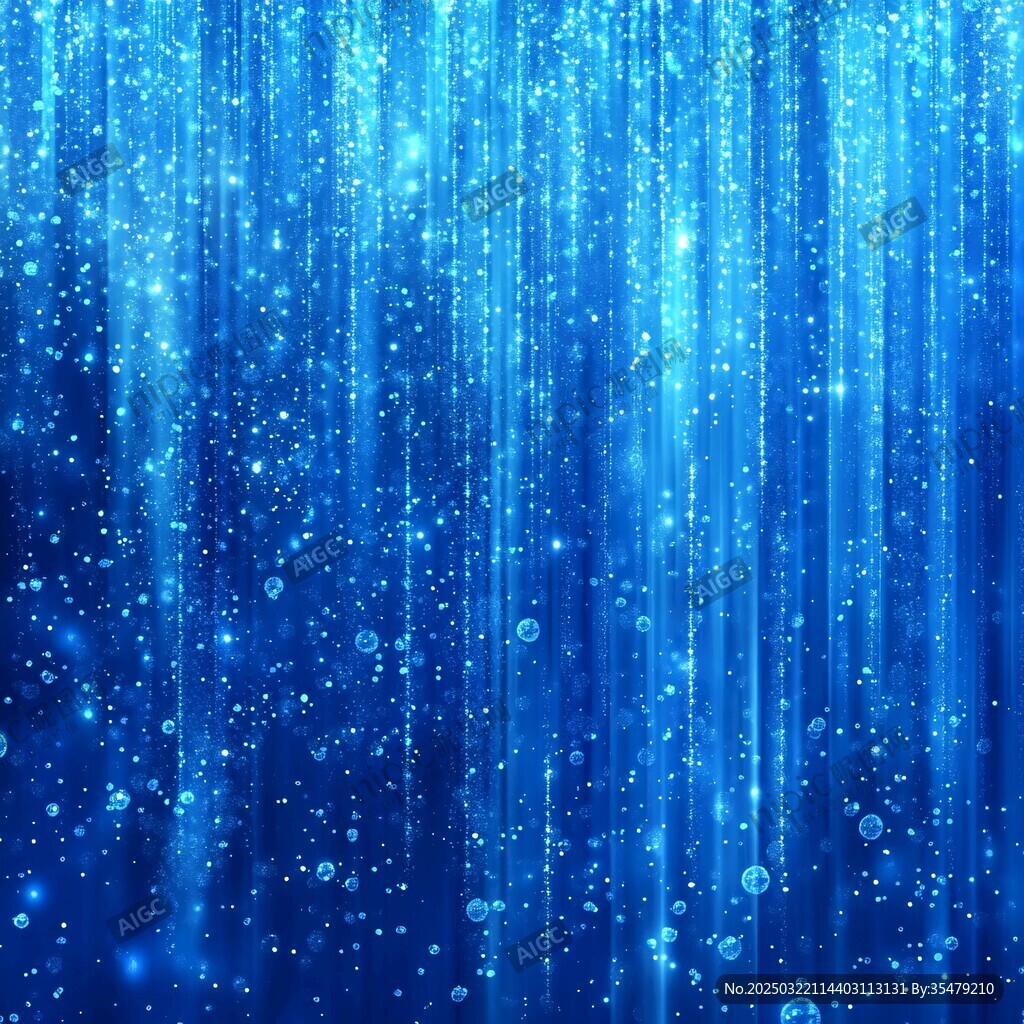 藍色粒子抽象背景