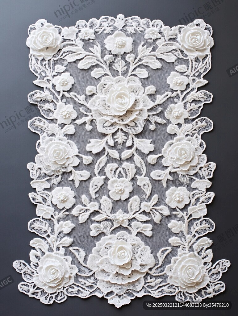 花卉蕾絲裝飾品