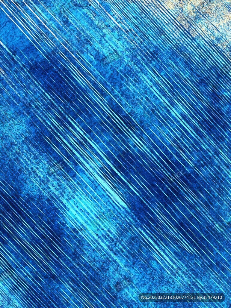 藍色抽象畫