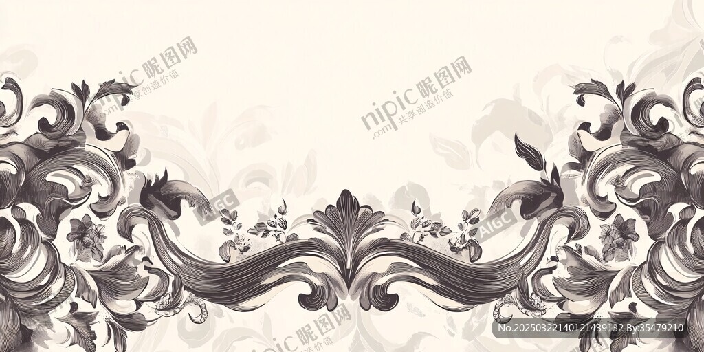 古典復(fù)古花卉圖案