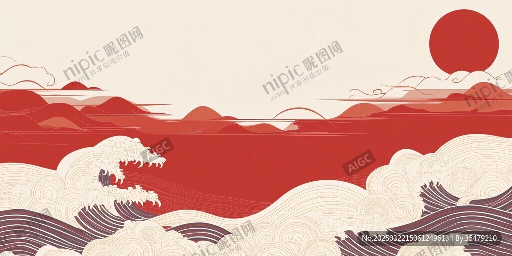 紅海日出