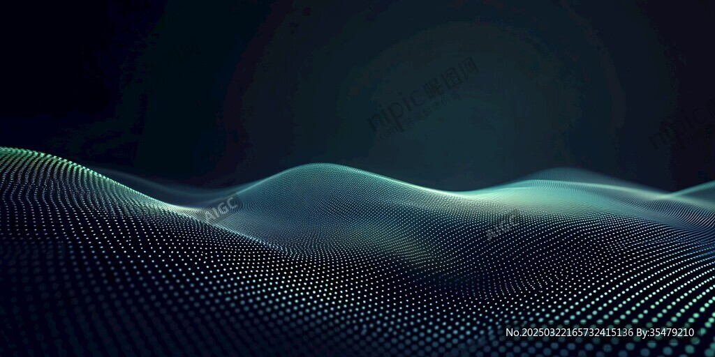 抽象的數(shù)字景觀