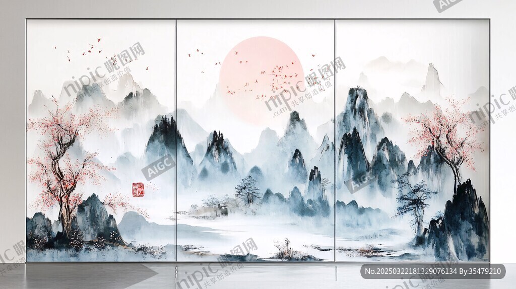 山水畫中的中國風(fēng)