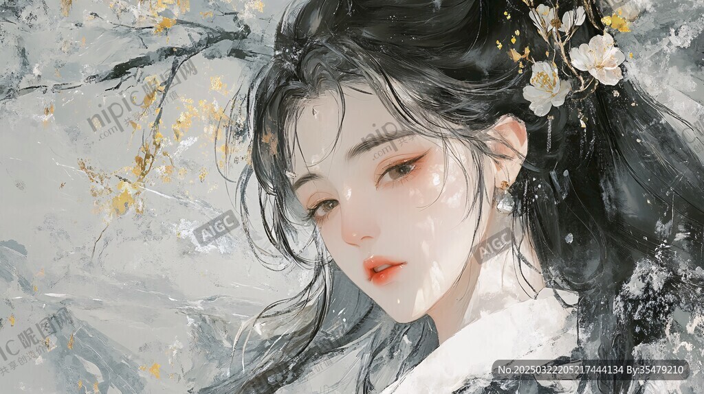 古風(fēng)女子插畫