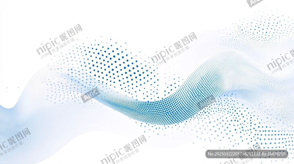 抽象數字波形