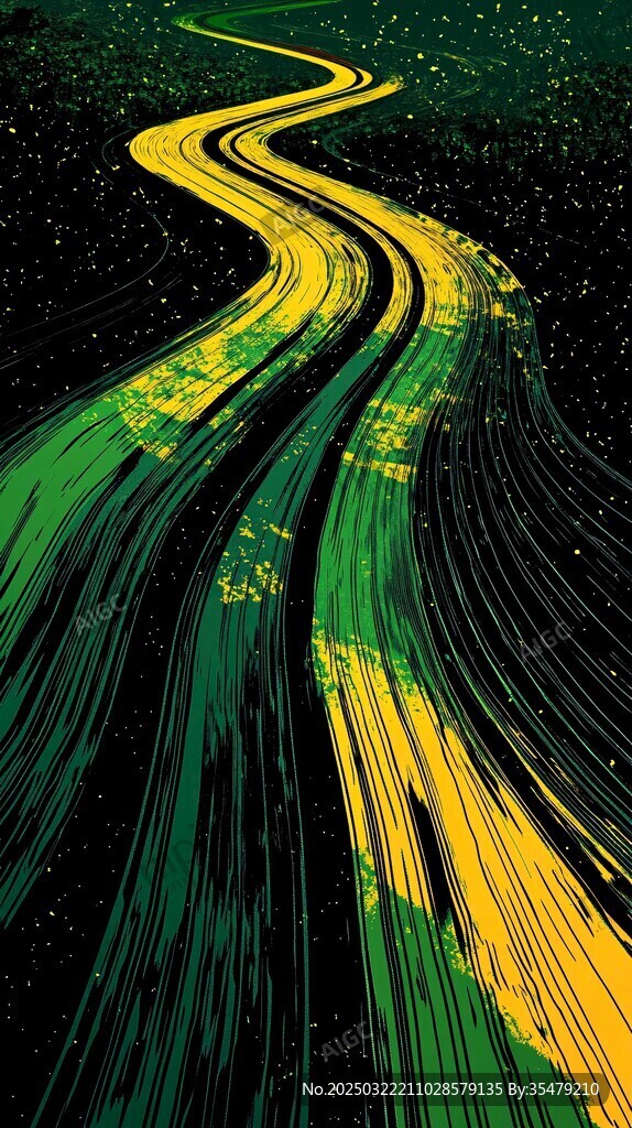 抽象的道路圖案