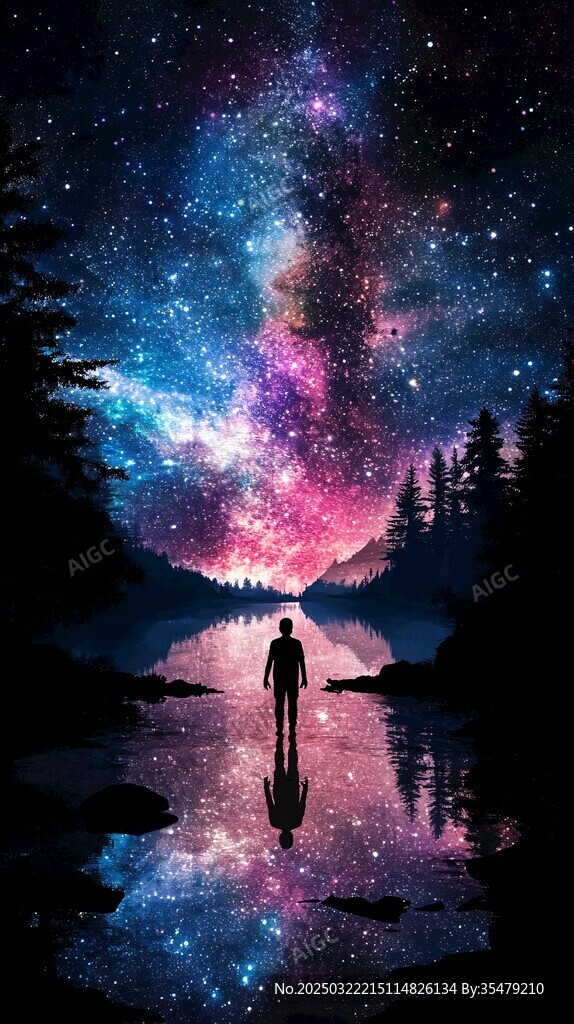 星空下的孤獨(dú)漫步