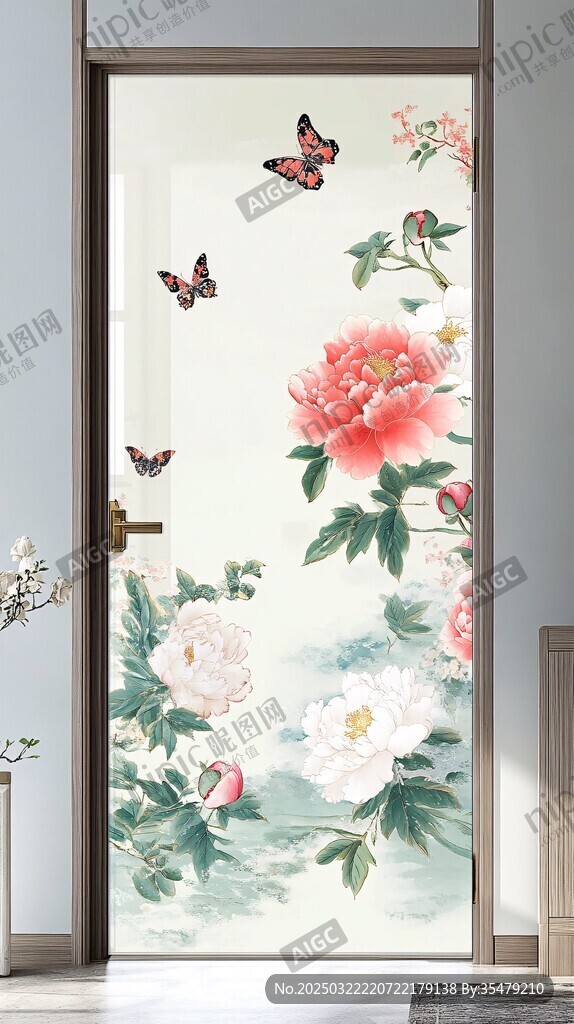 蝶舞花間