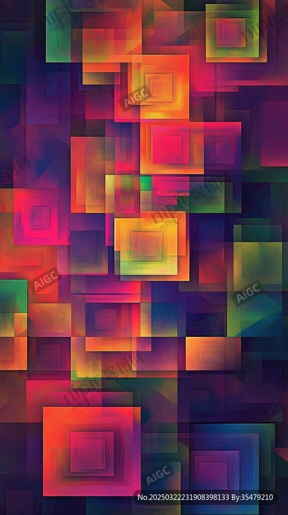 抽象幾何圖案