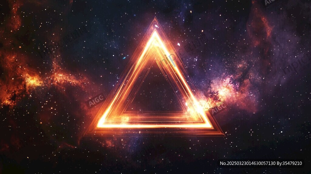 宇宙三角光芒